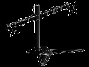 iiyama - dvojitý stolní stojan - obrázek produktu