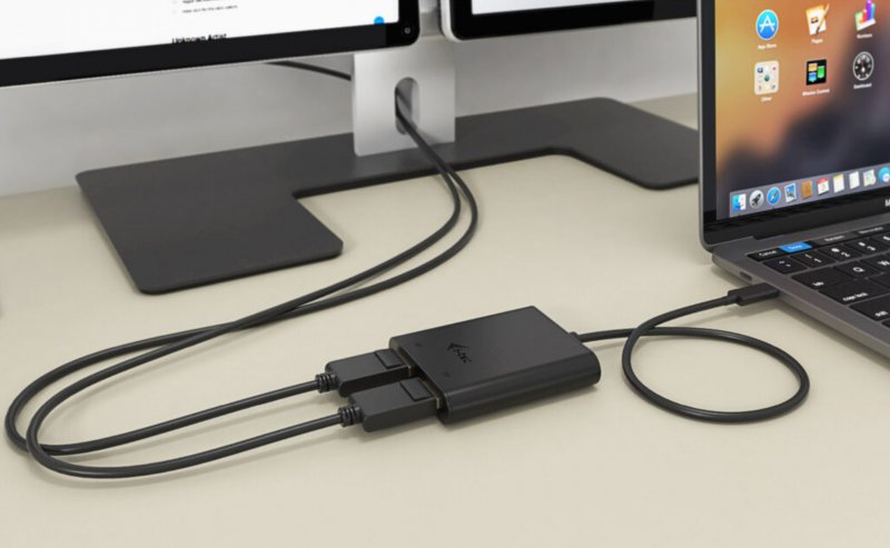 i-tec USB-C Dual 4K/ 60Hz (single 8K/ 30Hz) DP Video Adapter - obrázek č. 6