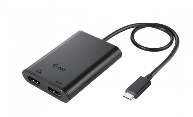 i-tec USB-C Dual 4K/ 60Hz (single 8K/ 30Hz) HDMI Video Adapter - obrázek produktu
