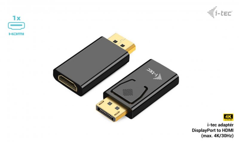 i-tec Passive DisplayPort to HDMI Adapter (max. 4K/ 30Hz) - obrázek produktu