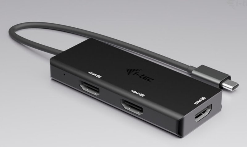 i-tec USB-C Triple 4K HDMI Video Adapter, Power Delivery 100W - obrázek č. 1