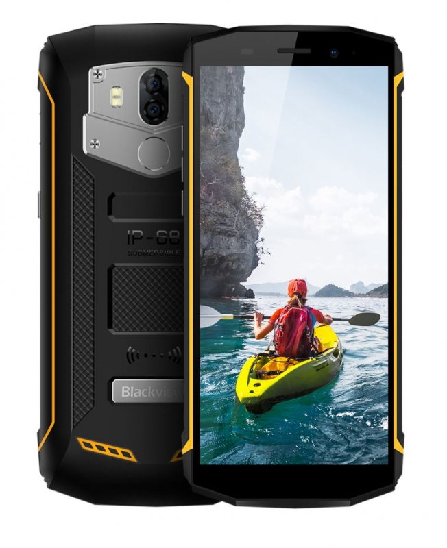 iGET Blackview GBV5800 Yellow odolný telefon, 5,5" IPS, 2GB+16GB, DualSIM, 4G, IP68, Android 8.1,NFC - obrázek č. 6