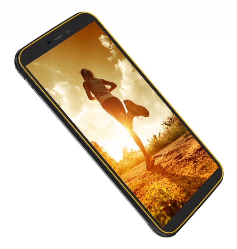 iGET Blackview GBV5500 Pro Yellow odolný telefon, 5,5" HD, 3GB+16GB, DualSIM, 4G, 4400mAh, NFC - obrázek č. 2