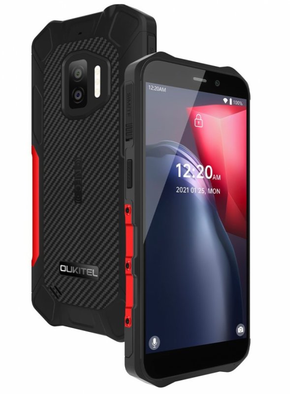 Oukitel WP12 Red odolný telefon, 5,45" HD, 4GB+32GB, DualSIM, 4G, 4000 mAh, IP68, MIL-STD-810G - obrázek produktu