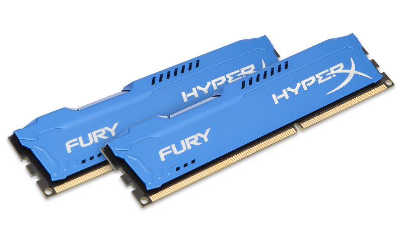 16GB DDR3-1866MHz Kingston HyperX Fury Blue, 2x8GB - obrázek produktu