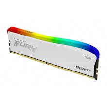 Kingston FURY Beast White/ DDR4/ 8GB/ 3200MHz/ CL16/ 1x8GB/ RGB/ White - obrázek č. 1