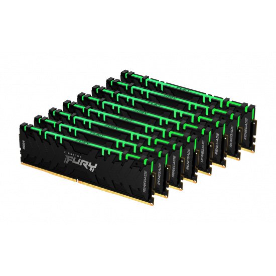 Kingston FURY Renegade/ DDR4/ 256GB/ 3200MHz/ CL16/ 8x32GB/ RGB/ Black - obrázek č. 1