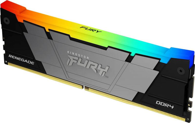 Kingston FURY Renegade/ DDR4/ 16GB/ 3200MHz/ CL16/ 1x16GB/ RGB/ Black - obrázek produktu