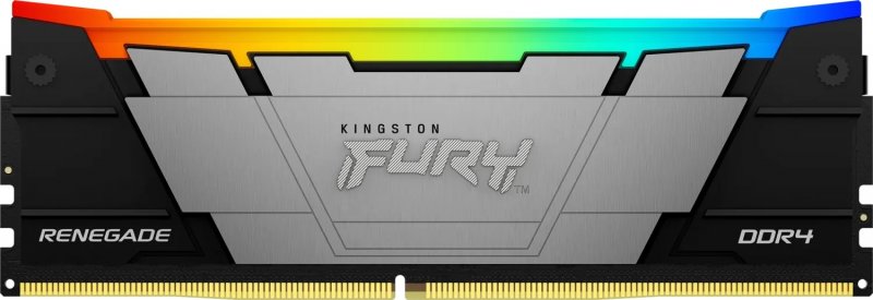 Kingston FURY Renegade/ DDR4/ 16GB/ 3200MHz/ CL16/ 1x16GB/ RGB/ Black - obrázek č. 1