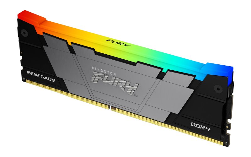 Kingston FURY Renegade/ DDR4/ 16GB/ 3200MHz/ CL16/ 2x8GB/ RGB/ Black - obrázek č. 2