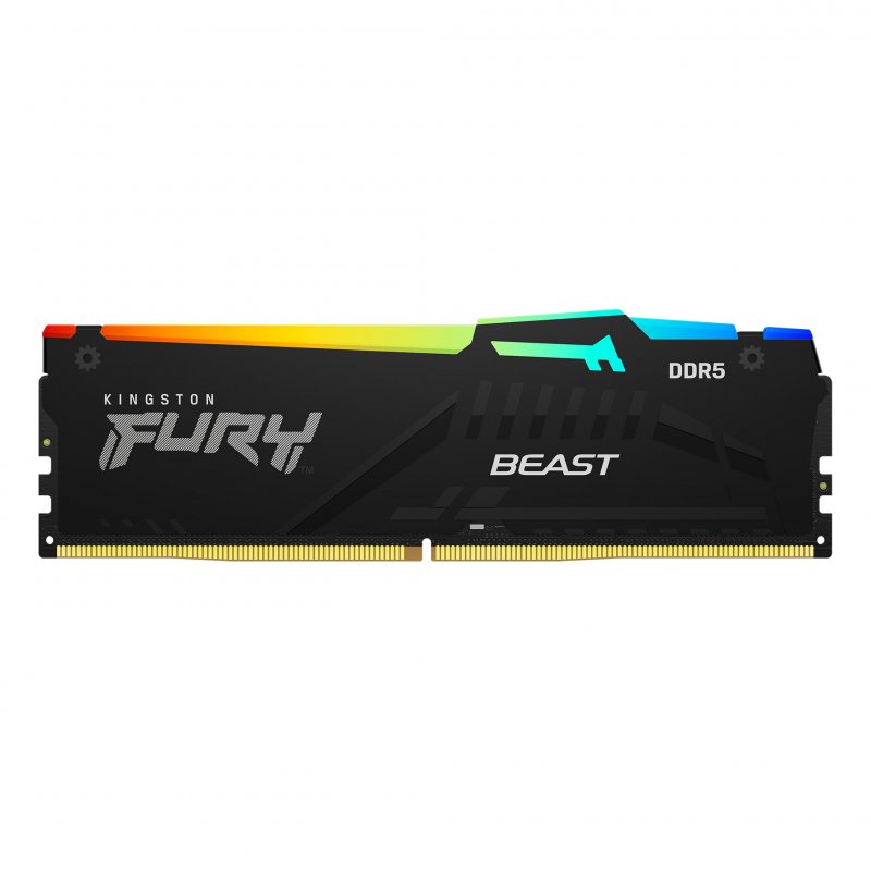 Kingston FURY Beast/ DDR5/ 32GB/ 6000MHz/ CL40/ 1x32GB/ RGB/ Black - obrázek produktu