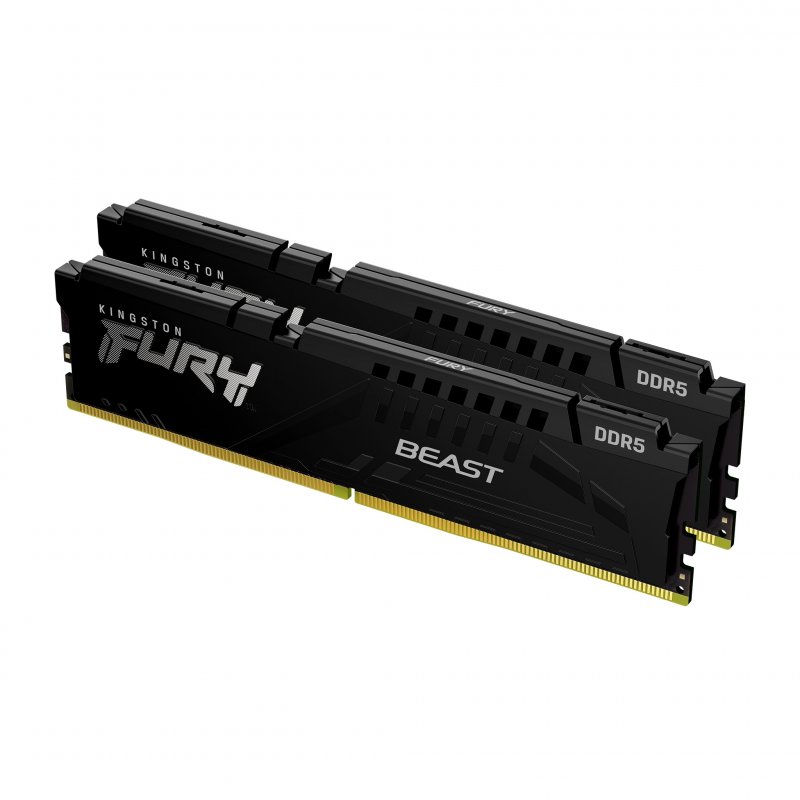 Kingston FURY Beast/ DDR5/ 64GB/ 6000MHz/ CL40/ 2x32GB/ Black - obrázek produktu