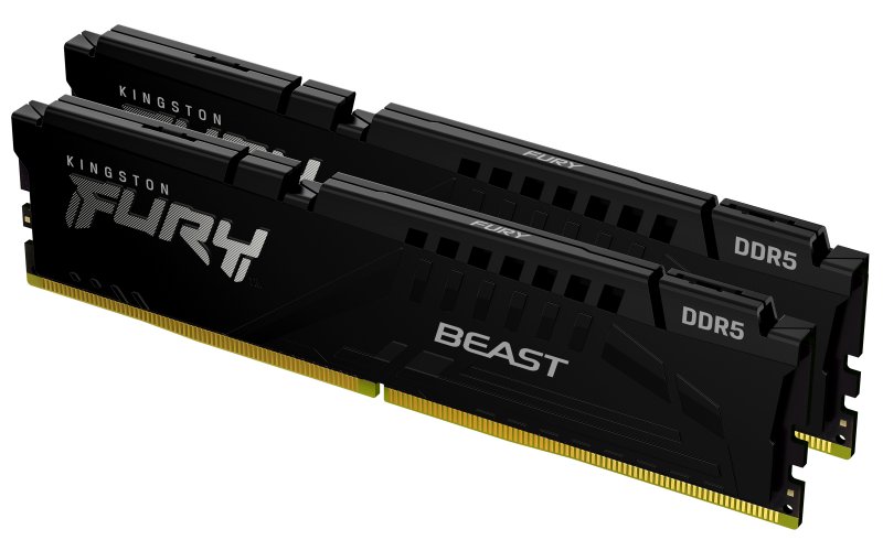Kingston FURY Beast / DDR5 / 16GB / 5600MHz / CL40 / 2x8GB / Black - obrázek produktu