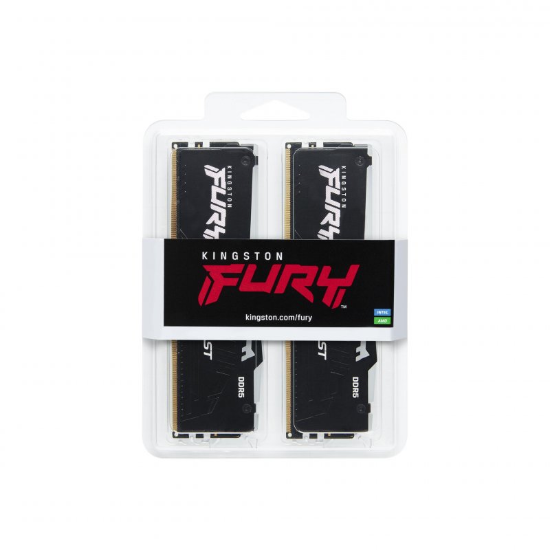 Kingston FURY Beast EXPO/ DDR5/ 64GB/ 5200MHz/ CL36/ 2x32GB/ RGB/ Black - obrázek č. 1