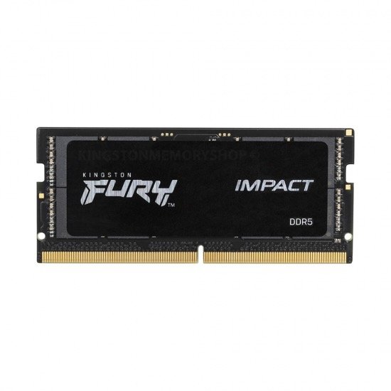 Kingston FURY Impact/ SO-DIMM DDR5/ 16GB/ 6000MHz/ CL38/ 1x16GB/ Black - obrázek produktu