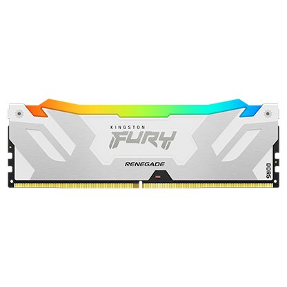 Kingston FURY Renegade/ DDR5/ 16GB/ 6000MHz/ CL32/ 1x16GB/ RGB/ White - obrázek produktu