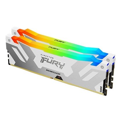 Kingston FURY Renegade/ DDR5/ 32GB/ 6000MHz/ CL32/ 2x16GB/ RGB/ White - obrázek produktu