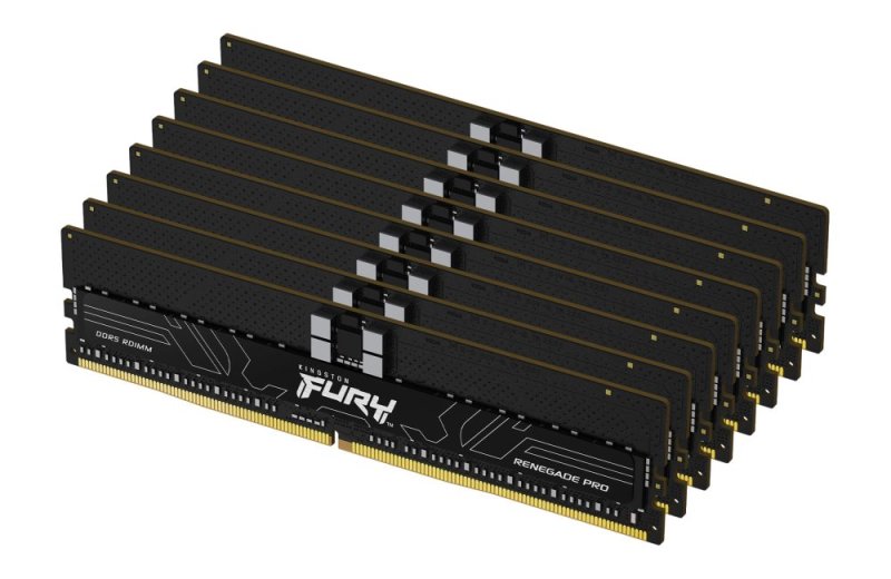 Kingston FURY Renegade Pro / DDR5 / 256GB / 7200MHz / CL38 / 8x32GB / Black - obrázek produktu