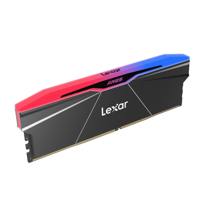 Lexar ARES / DDR5 / 32GB / 6000MHz / CL28 / 2x16GB / RGB / Black - obrázek č. 1