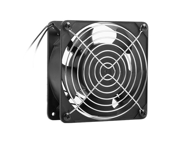 LANBERG VENTILÁTOR PRO 10" A 19" RACKOVOU SKŘÍŇ 230V 120X120X38MM ČERNÝ - obrázek produktu