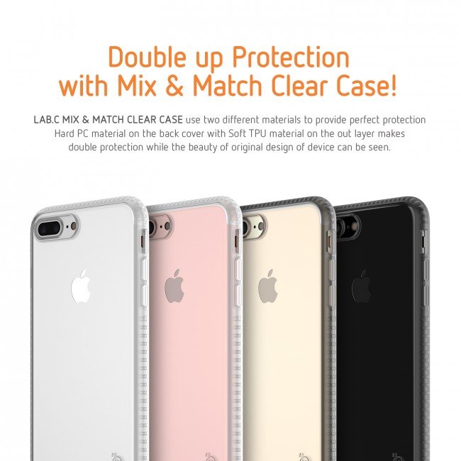 LAB.C Mix & Match Clear Case pro iPhone 7 Plus - obrázek č. 1