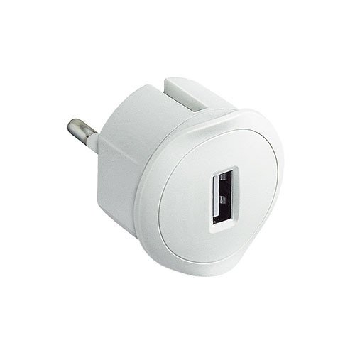 USB adaptér do zásuvky bílý - obrázek produktu