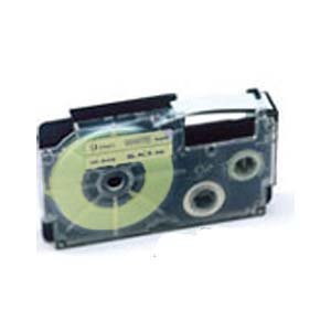 PRINTLINE kompatibilní páska s Casio XR-18GN1 18mm, 8m, černý tisk/zelený podklad - obrázek produktu