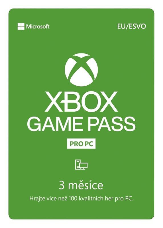 ESD XBOX - Game Pass for PC - předplatné na 3 měsíce (EuroZone) - obrázek produktu