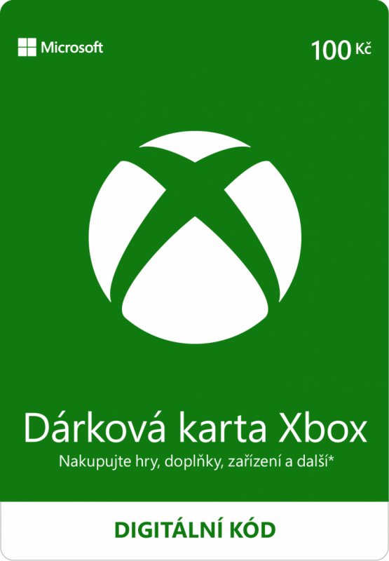 ESD XBOX - Dárková karta Xbox 100 Kč - obrázek produktu