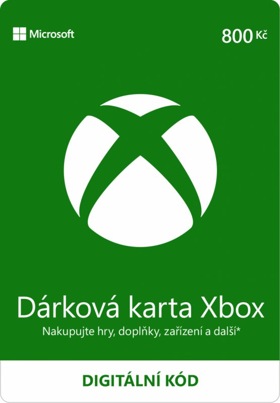 ESD XBOX - Dárková karta Xbox 800 Kč - obrázek produktu