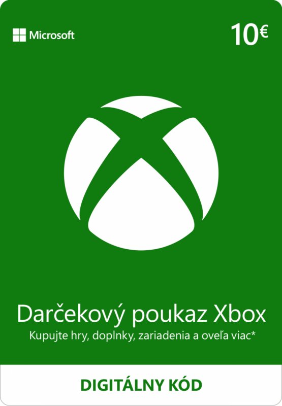 ESD XBOX - Dárková karta Xbox 10 EUR - obrázek produktu