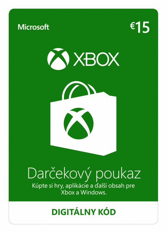 ESD XBOX - Dárková karta Xbox 15 EUR - obrázek produktu