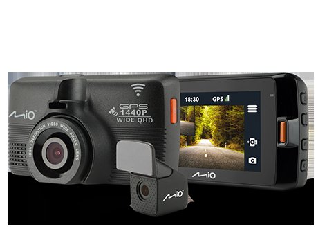 MIO Kamera do auta MiVue 752 DUAL, GPS,WiFi, LCD 2.7" - obrázek č. 2