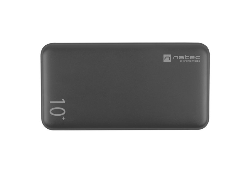 Natec Trevi Pro Power banka 10 000mAh Quick Charge 3.0, černá, 1x Type-C, 2x USB - obrázek č. 1