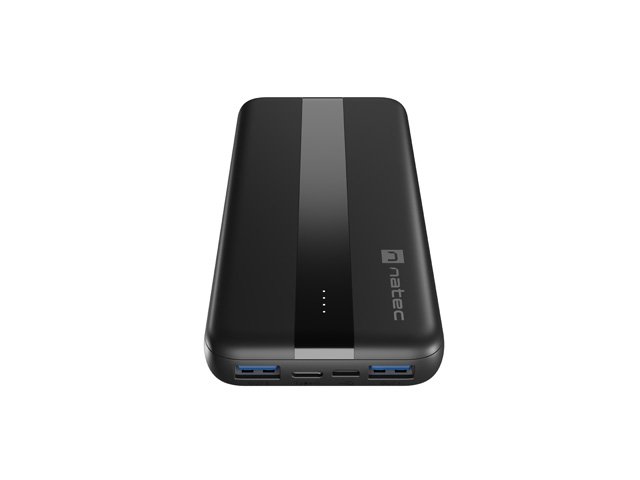 NATEC powerbanka TREVI SLIM Q 10000 mAh 2X USB QC3.0 + 1X PD, černá - obrázek č. 4