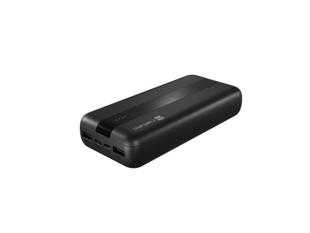 NATEC powerbanka TREVI 20000 mAh 2X USB-A +1X USB-C, černá - obrázek produktu