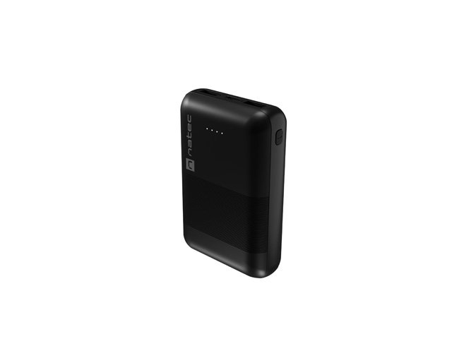 NATEC powerbanka TREVI COMPACT 10000 mAh 2X USB-A + 1X USB-C, černá - obrázek č. 3