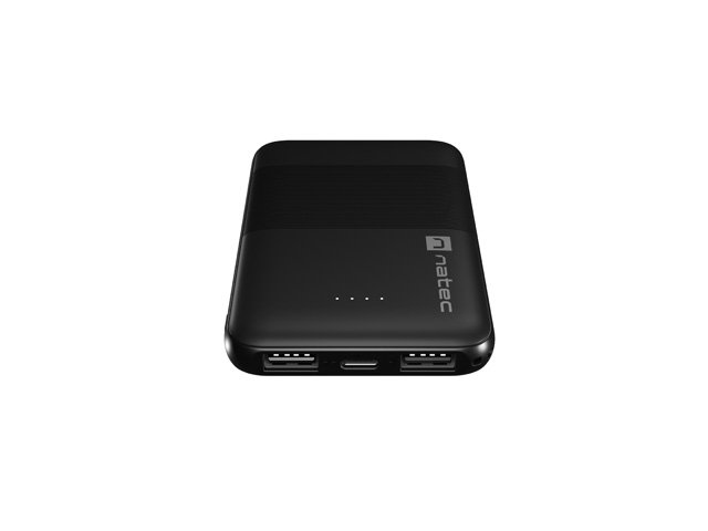 NATEC powerbanka TREVI COMPACT 5000 mA 2X USB-A + 1X USB-C, černá - obrázek č. 4