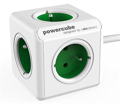 Zásuvka prodluž. PowerCube EXTENDED, Green, 5-ti rozbočka, kabel 1,5m - obrázek produktu