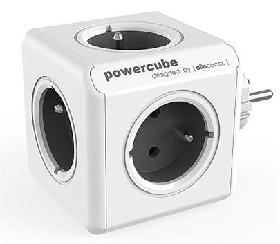 Zásuvka PowerCube ORIGINAL, Grey, 5-ti rozbočka - obrázek produktu