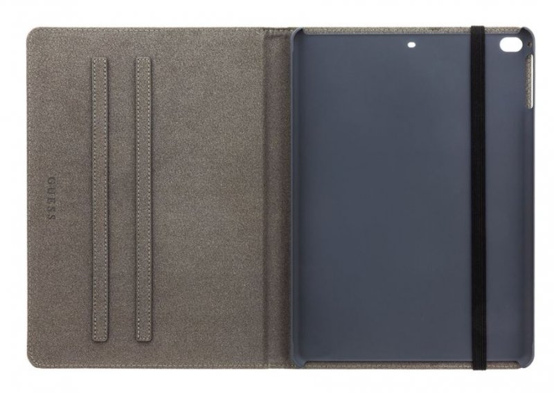 Guess 4G Folio Pouzdro pro iPad Air 9.7 2018 Black/ Grey - obrázek č. 1