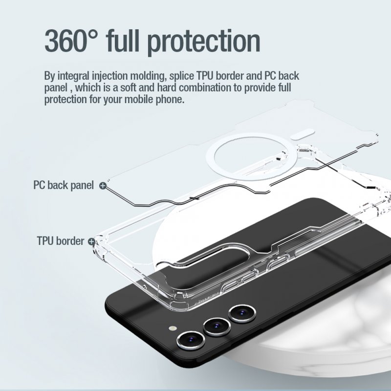 Nillkin Nature TPU PRO Magnetic Kryt pro Samsung Galaxy S23 Transparent - obrázek č. 9