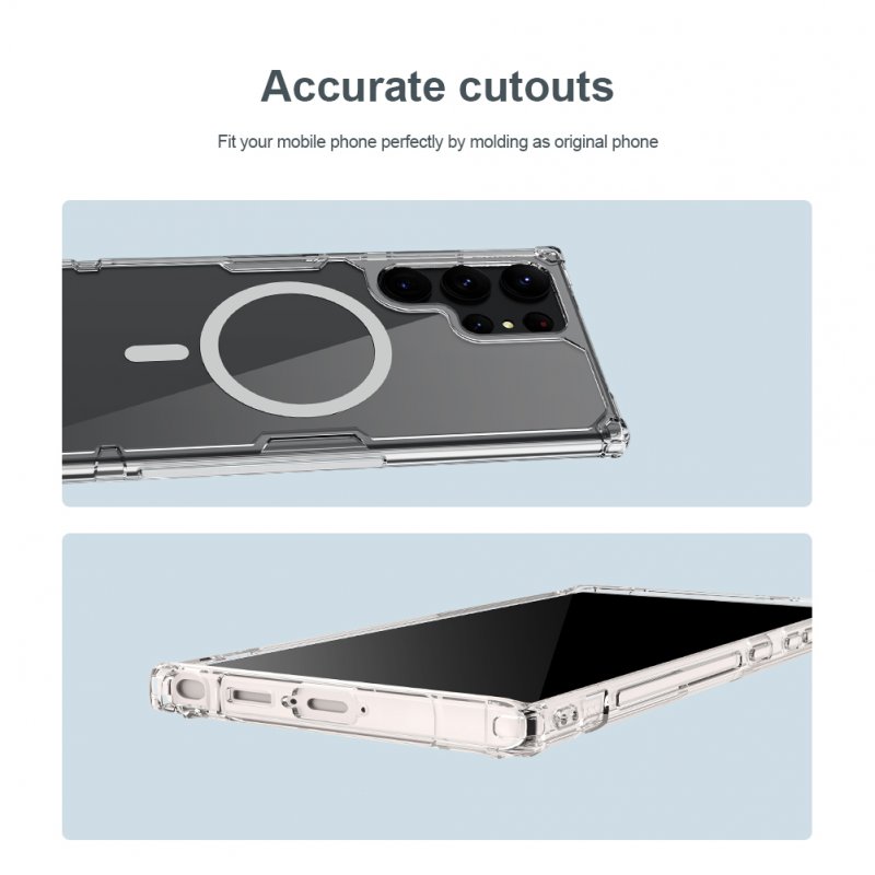 Nillkin Nature TPU PRO Magnetic Kryt pro Samsung Galaxy S23 Ultra Transparent - obrázek č. 5