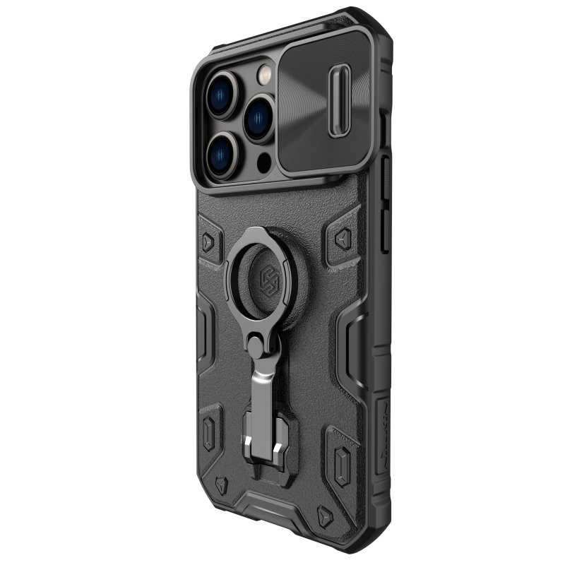 Nillkin CamShield Armor PRO Zadní Kryt pro Apple iPhone 14 Pro Black - obrázek č. 1