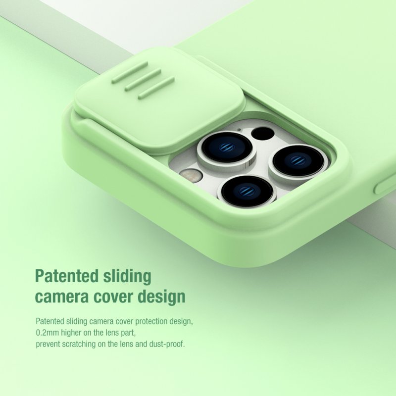 Nillkin CamShield Silky Magnetic Silikonový Kryt pro Apple iPhone 14 Pro Max Black - obrázek č. 7
