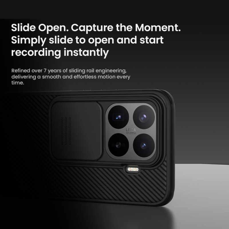 Nillkin CamShield PRO Zadní Kryt pro Xiaomi 17T Pro Black - obrázek č. 6