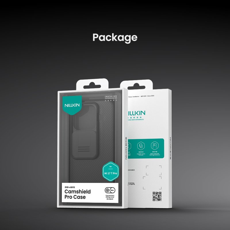 Nillkin CamShield PRO Zadní Kryt pro Xiaomi 17T Pro Black - obrázek č. 2