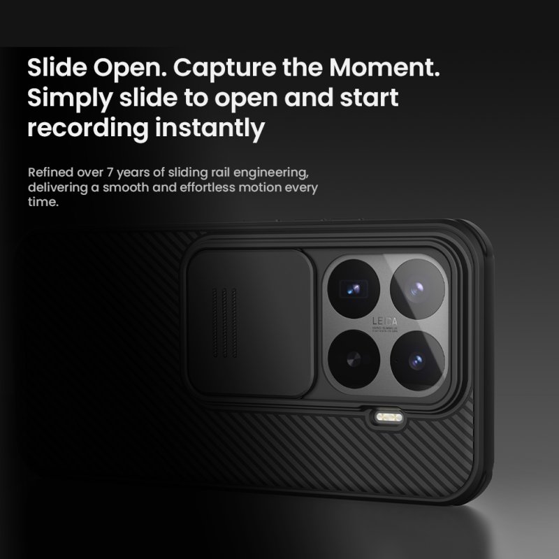 Nillkin CamShield PRO Zadní Kryt pro Xiaomi 17T Black - obrázek č. 6