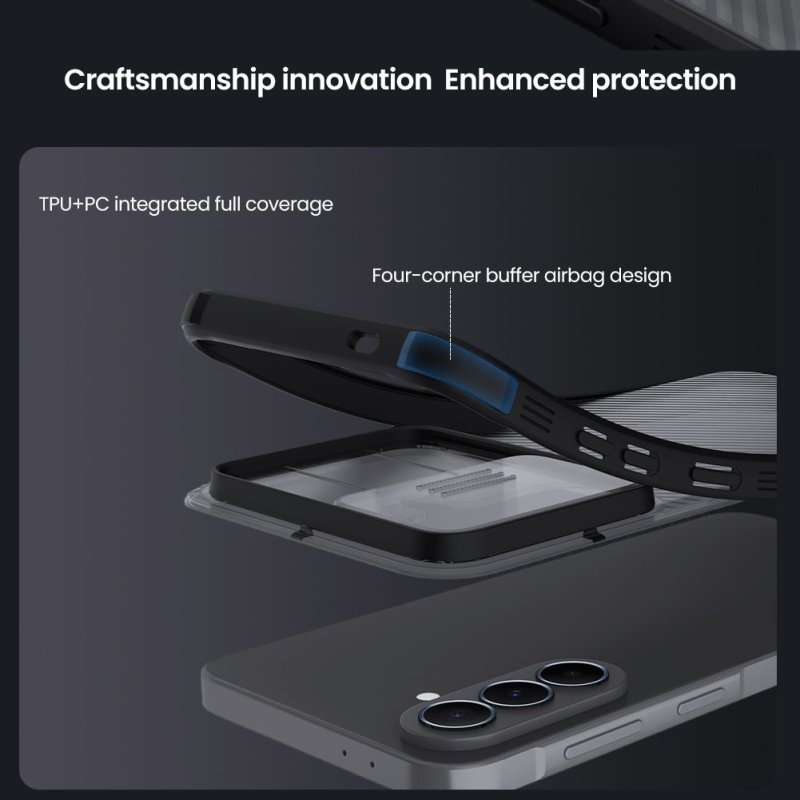Nillkin CamShield PRO Zadní Kryt pro Samsung Galaxy A37 Transparent Black - obrázek produktu