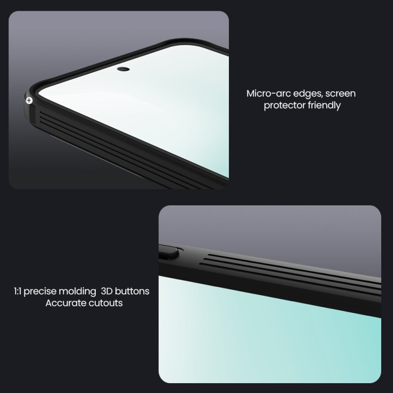 Nillkin CamShield PRO Zadní Kryt pro Samsung Galaxy A37 Transparent Black - obrázek č. 2
